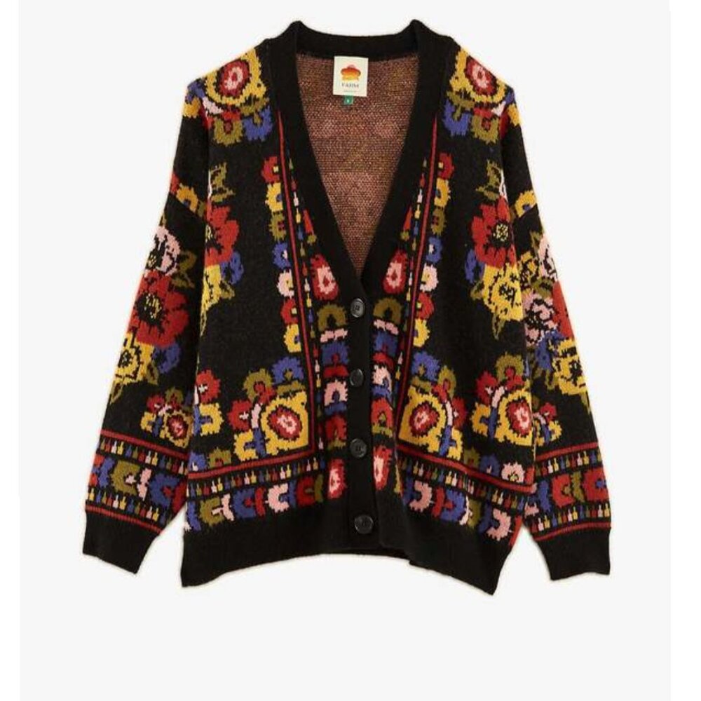 FARM Rio Flowers Tapestry Cardigan - Picture 3 of 16